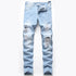 Vintage Jeans Straight Pants Casual Men's Ripped Mid Waist Jeans